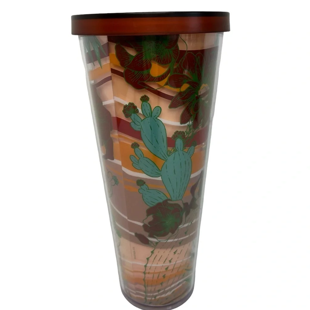 Starbucks Terracotta Tumbler Desert Cactus Cold Summer Venti 24oz 2019 Succulent
